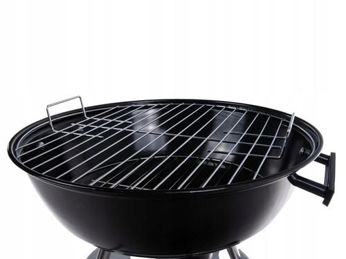 Grill węglowy okrągły z pokrywą i pokrowcem 39cm na Arena.pl