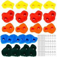 Kamienie do wspinaczki 20 szt. uchwyty, skałki dla dzieci multikolor