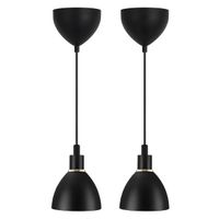 Lampa wisząca 2-punktowa Ray 63233003 Nordlux metalowa czarna