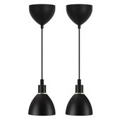 Lampa wisząca 2-punktowa Ray 63233003 Nordlux metalowa czarna