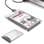 obudowa dysk 2,5'' usb 3.0 przezroczysta m2509