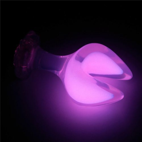 Gemoria Silicone Butt Plug - Dual Crescent  (Glow-In-The-Dark) na Arena.pl