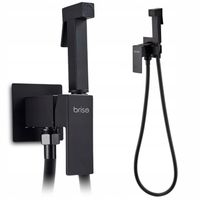 Bateria bidetowa biedetka podtynkowa bidetu kran myjka wc łazienki czarny