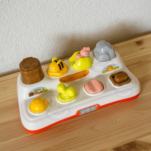 WOOPIE BABY Zabawka Edukacyjna Wyskakujące Zwierzątka ZOO Pop Up na Arena.pl