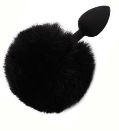 Silikonowy plug analny z puszkiem na Arena.pl