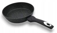 Wysoka Patelnia granitowa 28cm plaster miodu indukcja gaz 3,5L Wysoka 6,8cm