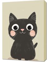 Obraz 50x70cm Wzory dla Dzieci, Dziewczynki i Chłopca - Kotek