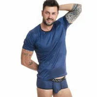 anais men t-shirt morski s czarny tiul granatowe paski