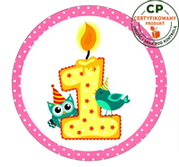 Opłatek na tort - na Roczek