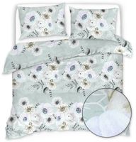 Pościel Satyna Bawełniana 180X200 - Delikatne Kwiaty