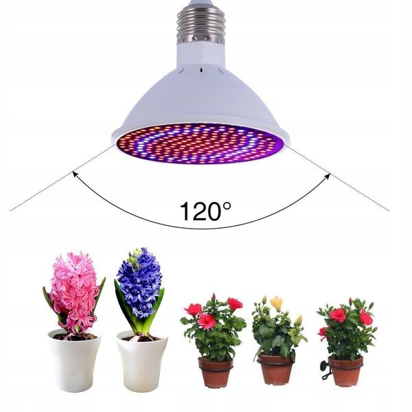 Mocna Żarówka Led E27 Grow 200Led Do Uprawy Roślin zdjęcie 9