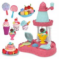 CIASTOLINA LODZIARNIA CUKIERNIA MASZYNA DO LODÓW MASA PLASTYCZNA ZESTAW