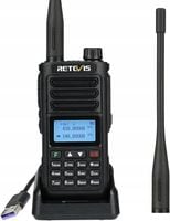 Retevis RA89 radiotelefon amatorski, wysokowydajne dwupasmowe Walkie Talkie