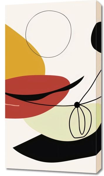 Obraz 50x90cm Geometryczna Krzywizna zdjęcie 1
