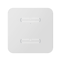 SZKLANY 2-kanałowy bezprzewodowy łącznik iNELS RFCONTROL - RFGB-220/W WHITE ROUND