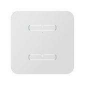 SZKLANY 2-kanałowy bezprzewodowy łącznik iNELS RFCONTROL - RFGB-220/W WHITE ROUND