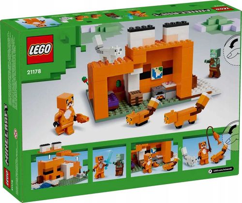 21178 - lego minecraft - siedlisko lisów na Arena.pl