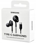 ORYGINALNE SŁUCHAWKI SAMSUNG EO-IC100BB CZARNE Dokanałowe ZŁĄCZE USB-C