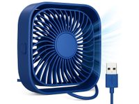 Wiatrak usb biurkowy wentylator mini 360 stopni na biurko cichy chłodzenie
