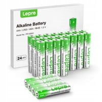 24x Baterie Alkaliczna AAA R3 Odporny na Wyciek Bez Szkodliwych