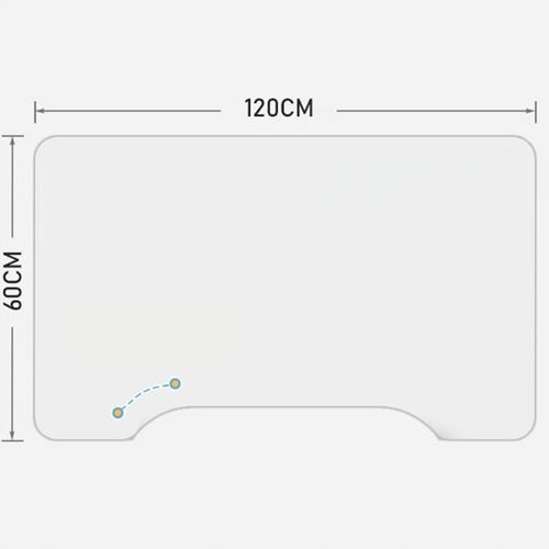 BIURKO GAMINGOWE STÓŁ DLA GRACZA KOMPUTEROWE BIAŁE DUŻE NOWOCZESNE 120 na Arena.pl