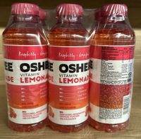 Oshee Vitamin Lemonade malina-grejpfrut 555ml - karton