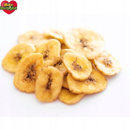 Chipsy bananowe bez cukru niesłodzone 2kg Zdrowa przekąska suszony banan na Arena.pl