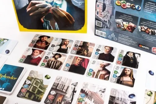 GRA PLANSZOWA EDUKACYJNA RODZINNA Splendor GRA dla dzieci 10+ 2-4 OSÓB zdjęcie 5