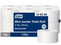 Papier toaletowy Tork 120280 Advanced T2 Jumbo x12