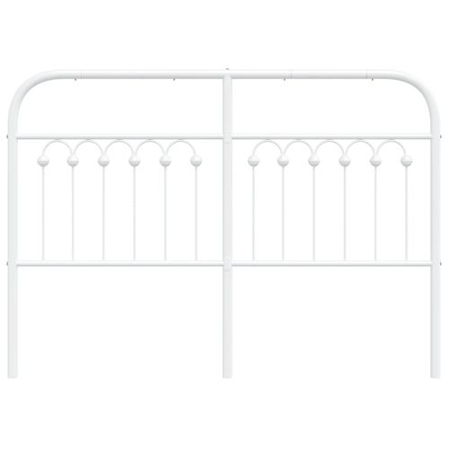 Metalowe wezgłowie, białe, 135 cm na Arena.pl