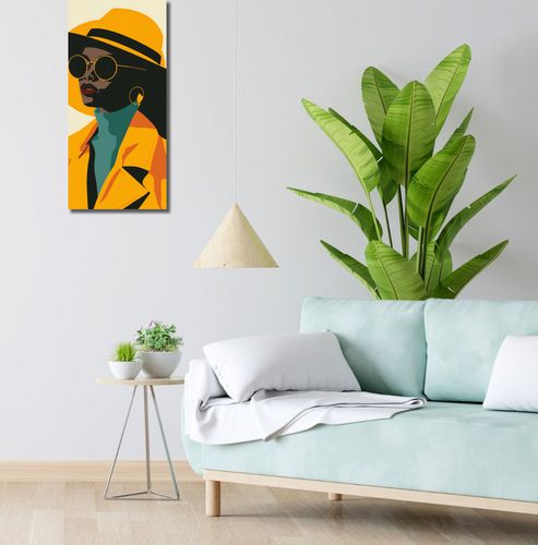 Obraz 30x70cm Żółta Stylowość na Arena.pl