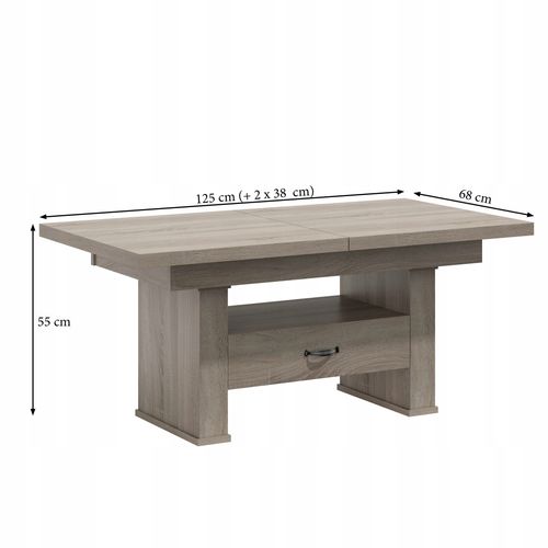 ŁAWA,ŁAWOSTÓŁ ROZKŁADANY Z SZUFLADĄ WENGE na Arena.pl