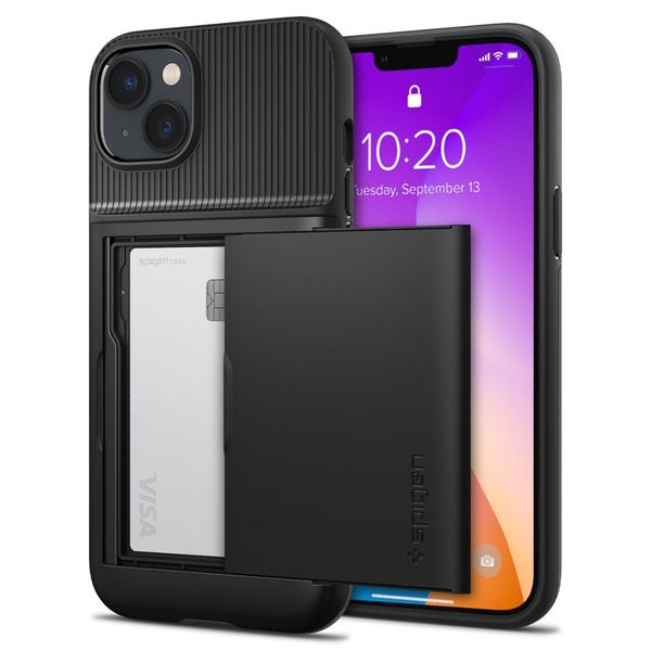 SPIGEN SLIM ARMOR CS IPHONE 14 PLUS / 15 PLUS BLACK zdjęcie 1