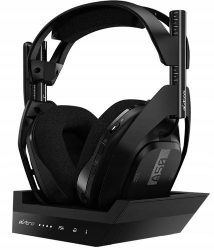 Słuchawki bezprzewodowe nauszne ASTRO A50 Wireless+ Base Station dla PS, PC na Arena.pl