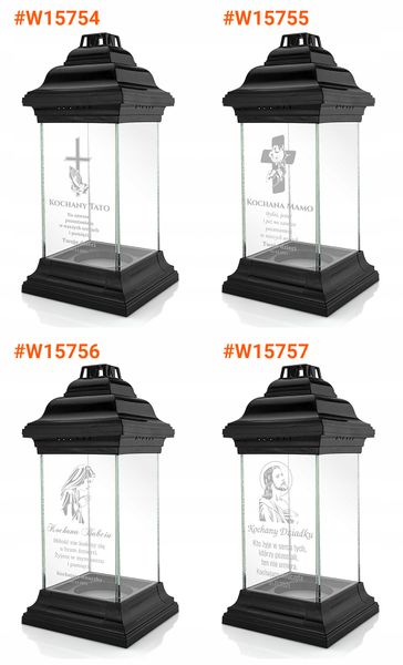 Znicz lampion dla DZIADKA kapliczka z GRAWEREM zdjęcie 4