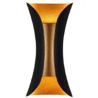 Elewacyjna lampa ogrodowa AGI KMG2X5WW LED 10W 3000K IP65 czarna