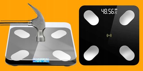 WAGA ŁAZIENKOWA BLUETOOTH SMART 25w1 180Kg ANALITYCZNA INTELIGENTNA + na Arena.pl