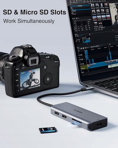 Stacja dokująca do laptopa, podwójny adapter HDMI USB C na Arena.pl
