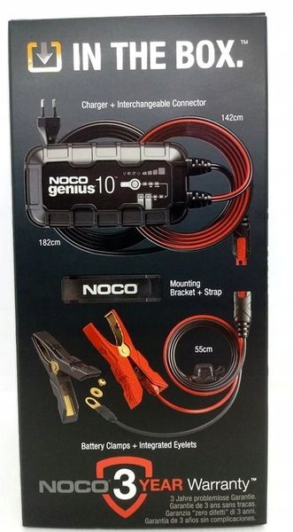 INTELIGENTNA ŁADOWARKA PROSTOWNIK NOCO GENIUS 10 EU 10A 6/12V zdjęcie 8