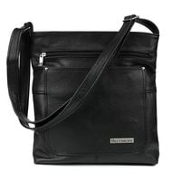 Czarna Beltimore Duża Damska Torebka Skórzana A4 Pojemna 974