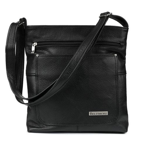 Czarna Beltimore Duża Damska Torebka Skórzana A4 Pojemna 974 na Arena.pl