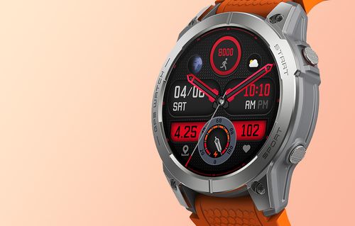 Smartwatch Zeblaze Stratos czerwony na Arena.pl