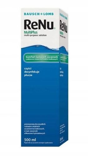 Płyny do soczewek Bausch + Lomb ReNu MultiPlus 500 ml + pojemnik na Arena.pl