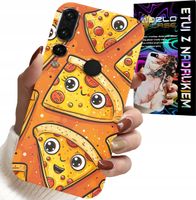 ETUI DO HUAWEI P20 PRO - SŁODKIE UŚMIECHNIĘTE PIZZE CASE + SZKŁO