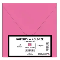 Koperty Kwadratowe, Róż Barbii (10 Sztuk)