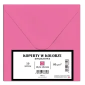 Koperty Kwadratowe, Róż Barbii (10 Sztuk)