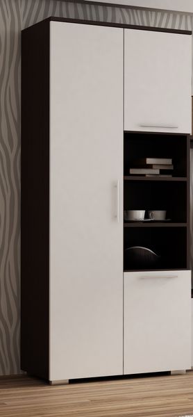 SZAFA APOLLO WENGE BIAŁE FRONTY zdjęcie 1