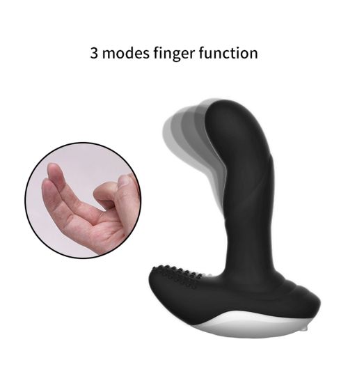 Grzejący masażer prostaty z pilotem zdjęcie 3