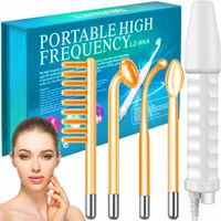 DARSONVAL DERMA WAND 4 PELOTY PIELĘGNACJA ELEKTRODY DO TWARZY WŁOSÓW CIAŁA