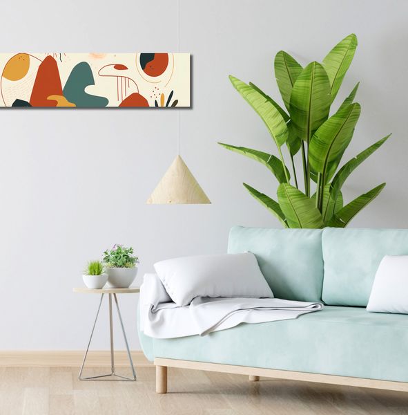 Obraz 90x20cm Kosmos Barw zdjęcie 2